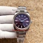 Copy Rolex Oyster Purple - Oyster Perpetual 39mm Stainless Steel Purple Face Rolex Watch